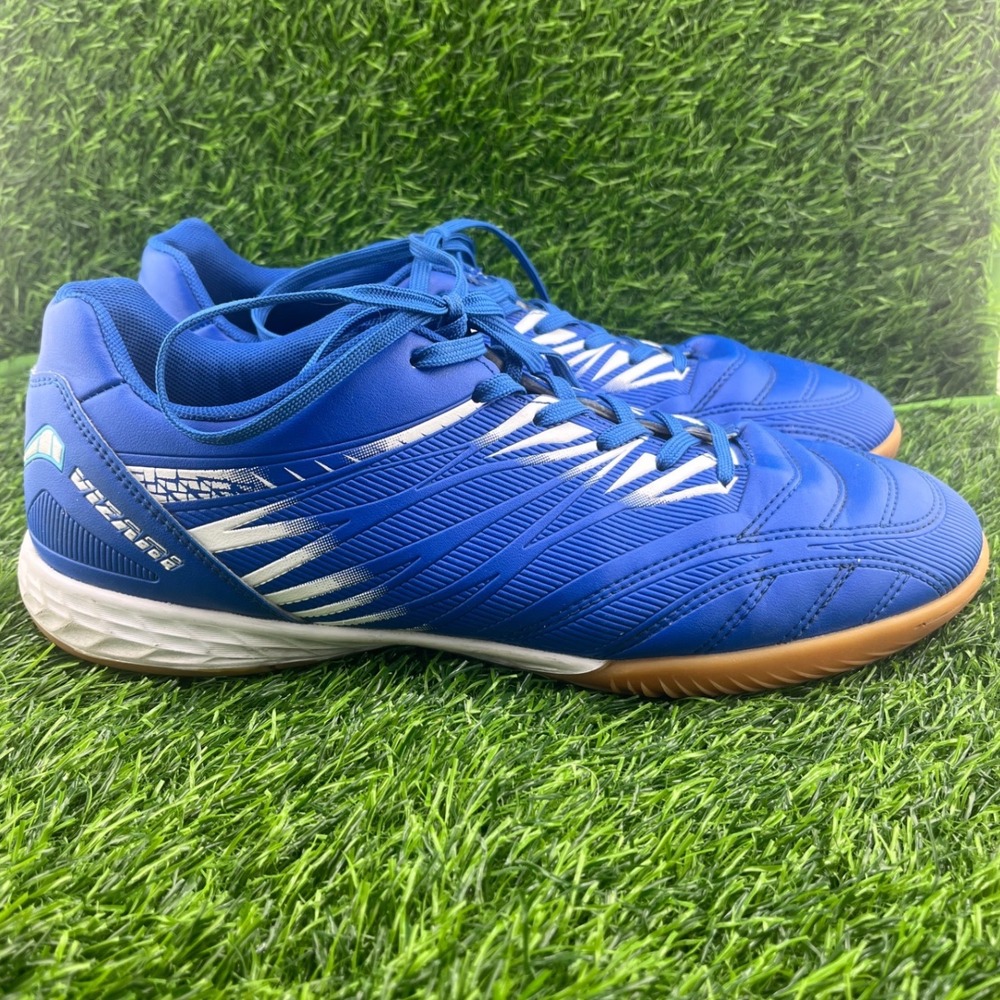 Vizari Valencia Blue Gum Sole Retro Soccer-Style Streetwear Sneakers Mens 12